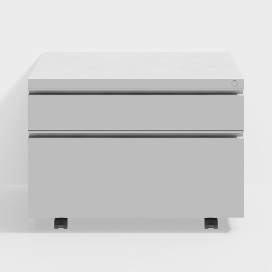 Modern Minimalist Nightstand 3D model