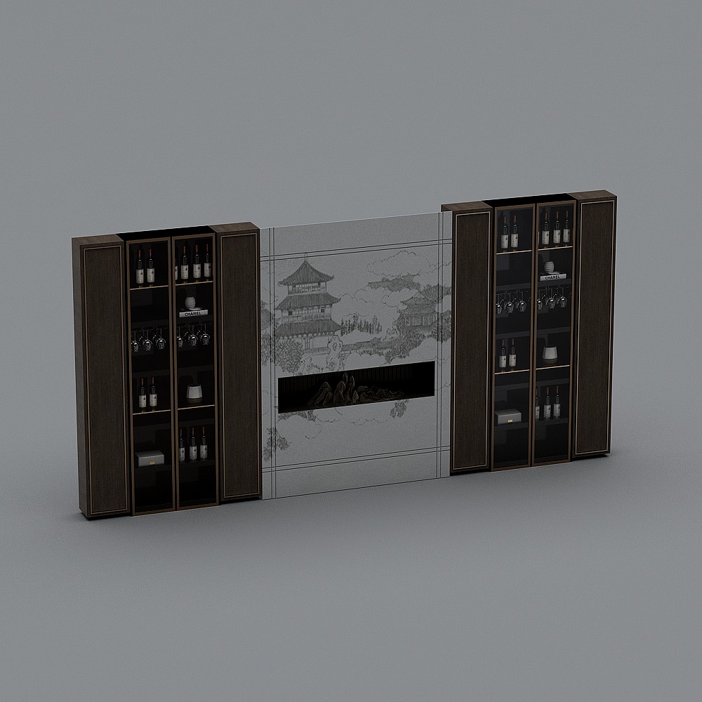 New Chinese style wine cabinet