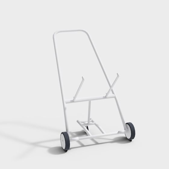 Minimalist Utility Cart 3D model