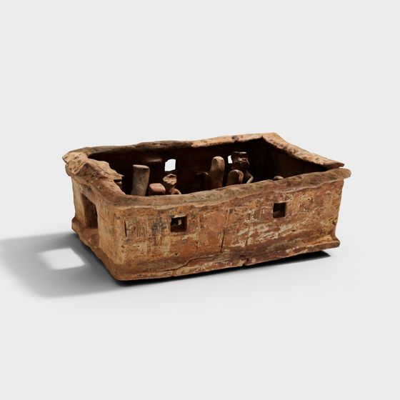 Ancient Earthen House 3D Model