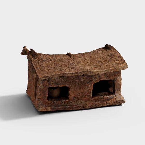 Rustic Earth House 3D model