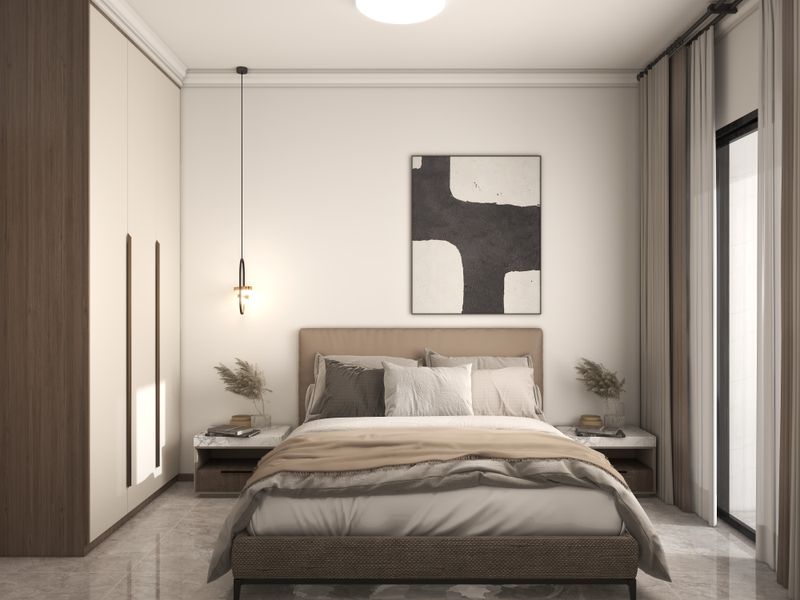 Modern Neutral Bedroom Design