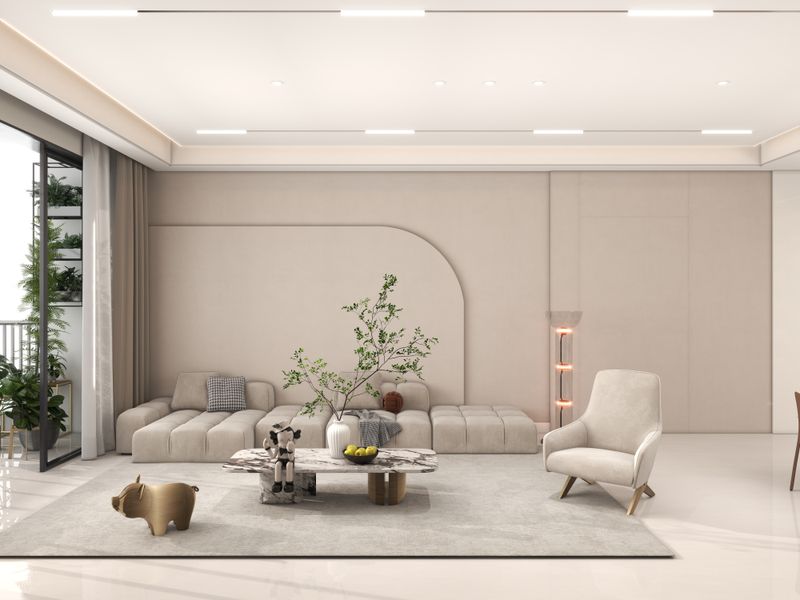 Modern Living Room Design: Elegance in Neutrals