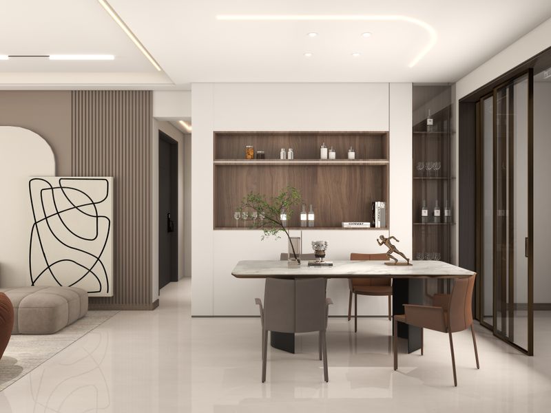 Scandinavian Dining Room with Elegant Simplicity