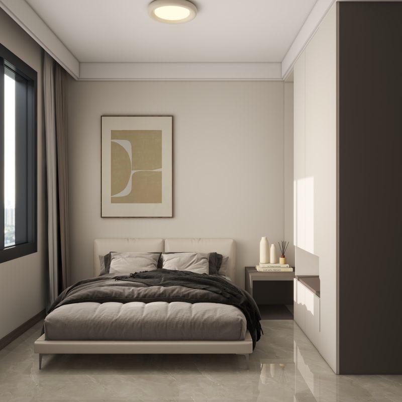 Contemporary Grey Bedroom Design Ideas