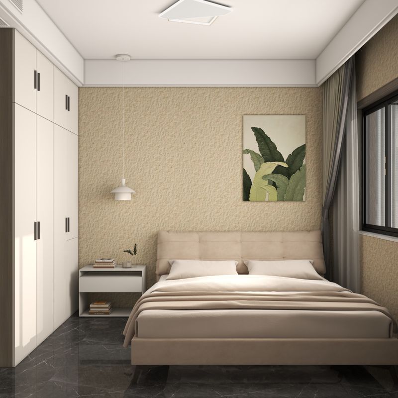 Contemporary Gray Bedroom Design Ideas