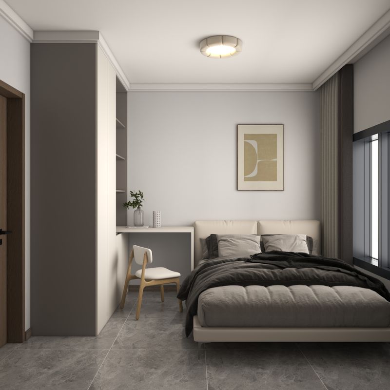 Scandinavian Grey Bedroom Design Ideas