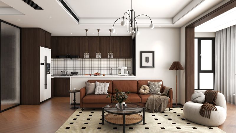 Modern Open-Concept Living Space Design