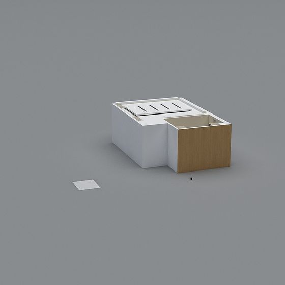 Hidden Storage Cabinet 3D model for Creative Projects