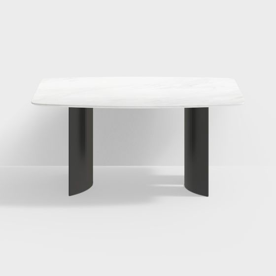 Urban Light Dining Table 3D model for Modern Spaces