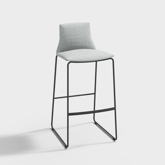 Urban Elegance Bar Stool 3D model