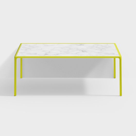 Neon Marble Coffee Table 3D model