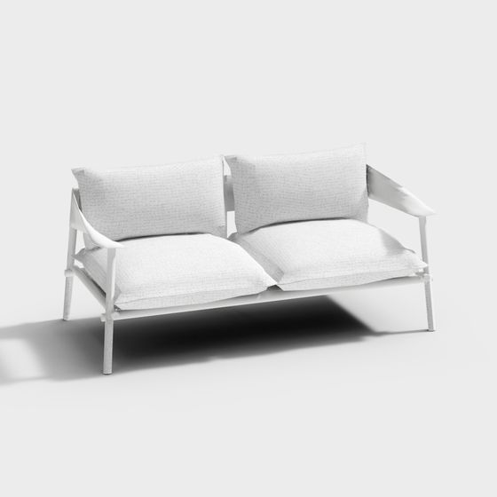 Urban Comfort 3D model Sofa for Modern Interiors