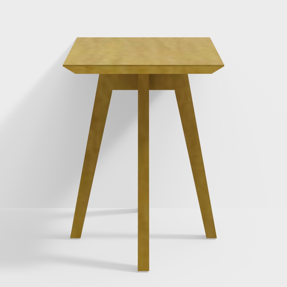 Knoll Risom Square Side Table 3D