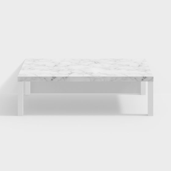 Elegant Marble Coffee Table 3D model