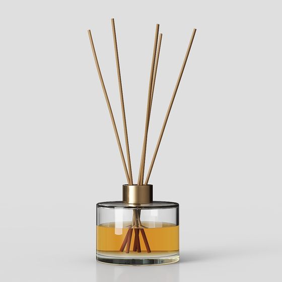 Golden Aromatherapy 3D Model
