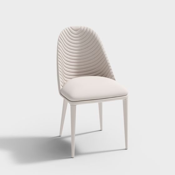 Streamlined Elegant Chair 3D model