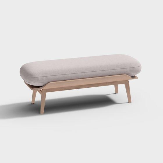 Cozy Bench 3D Model