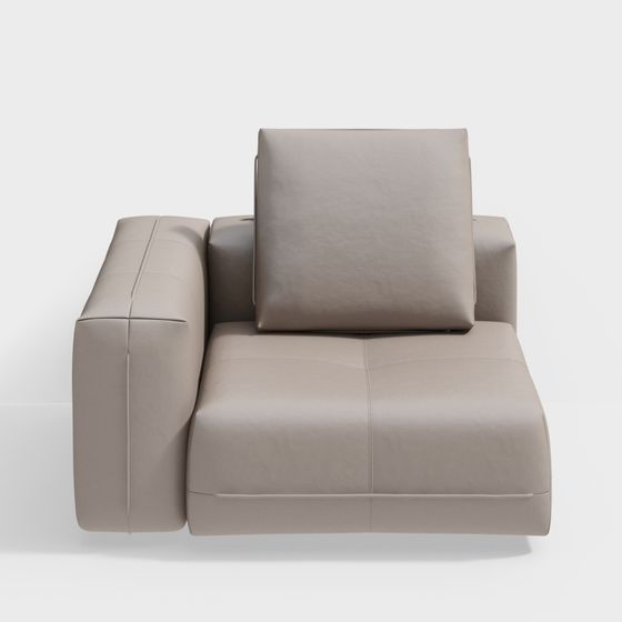 Urban Comfort Chair 3D model for Modern Spaces