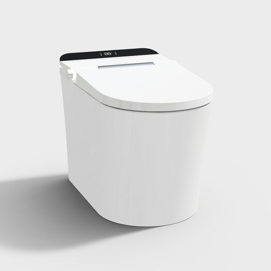 Smart Toilet 3D Model