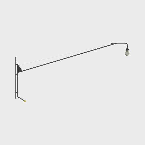 Stylish Minimalist Wall Lamp 3D model