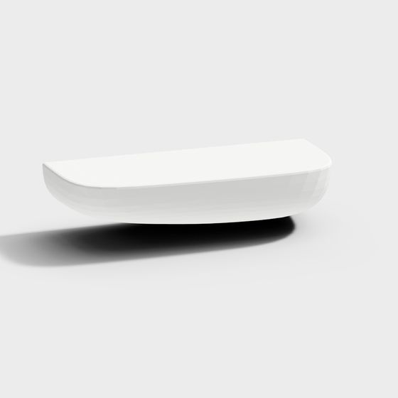Sleek Streamlined Tray 3D model
