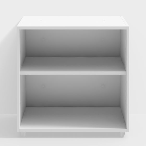 Minimalist Bookshelf 3D model