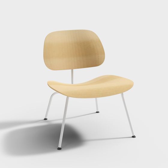 Sleek Minimalist Chair 3D Model for Modern Design