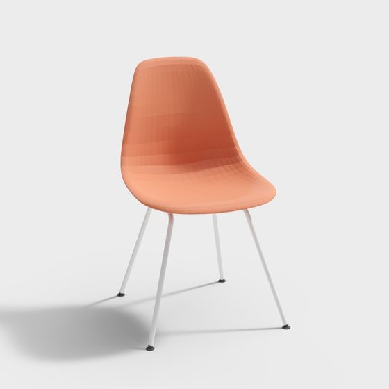 Stylish Low-Poly Chair 3D model