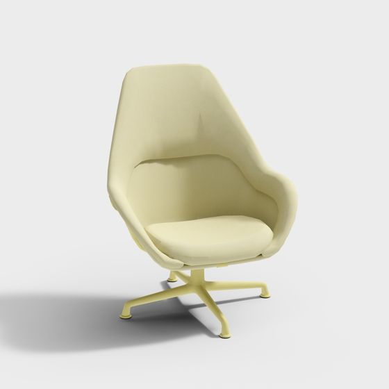 Streamlined Lounge Chair 3D model