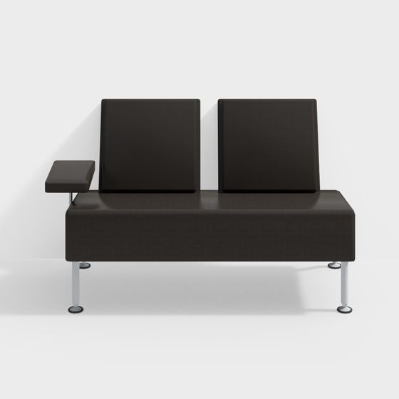Urban Comfort Low-Poly Sofa 3D model