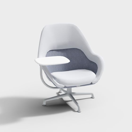 Stylish Lounge Chair 3D model for Modern Spaces