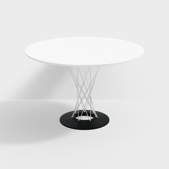 Futuristic Round Table 3D model