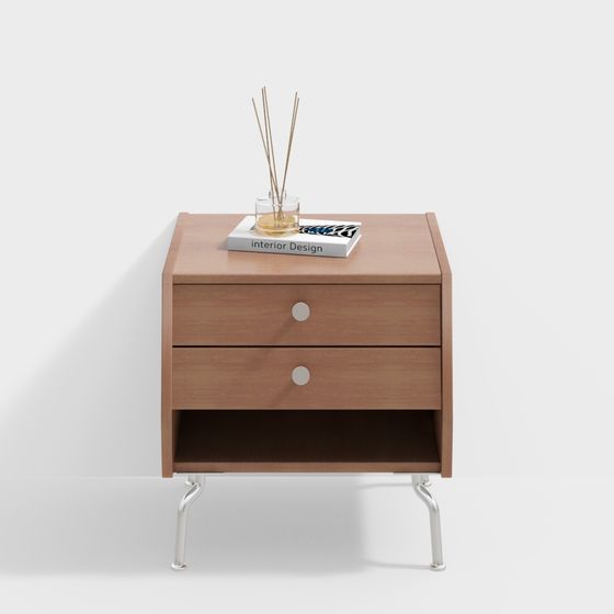 Bàn đầu giường gỗ nguyên khối kiểu Bắc Âu