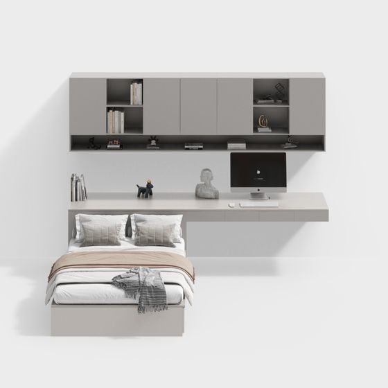 Suspended Bedroom 3D model