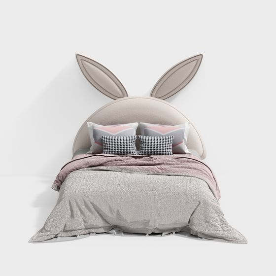 Bunny Bed 3D model for Modern Interiors