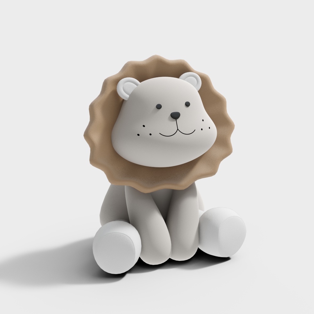 Lion doll ornament