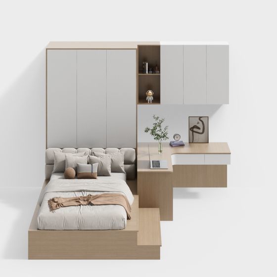 City Nook 3D model for Modern Spaces