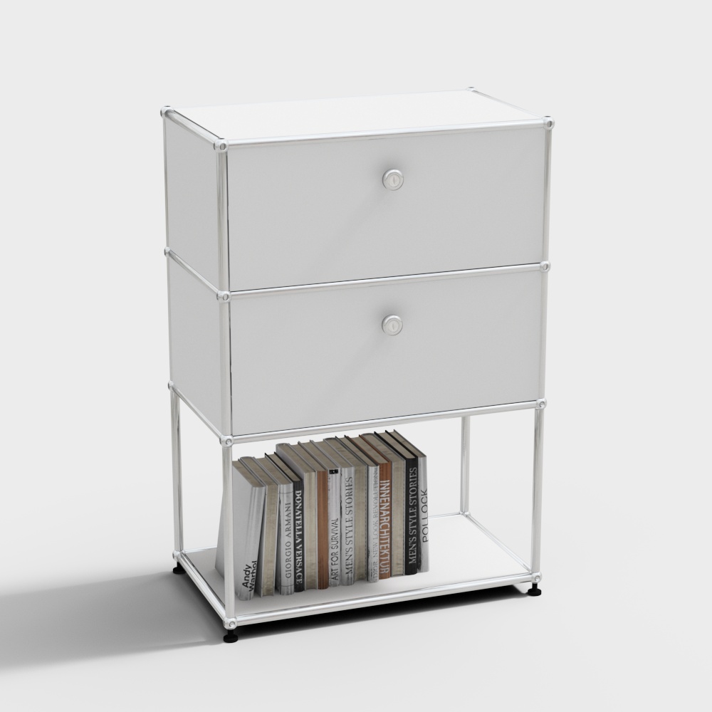 USMAH modernes weißes Dekorationsschrank