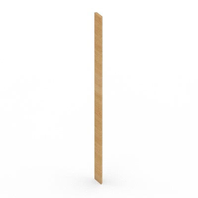 Forward inclined vertical plate