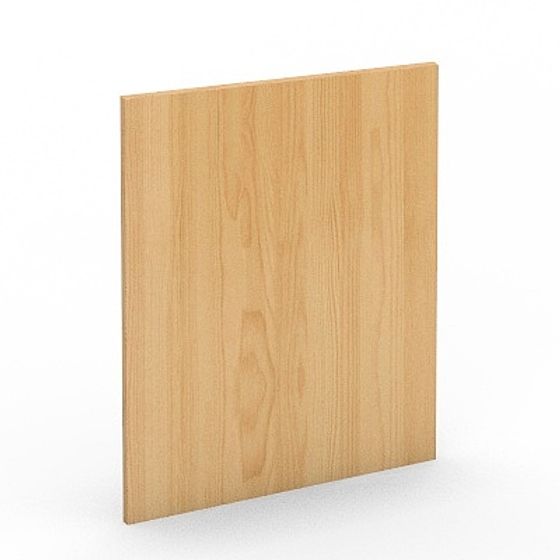 Realistic Wood Grain Board 3D model