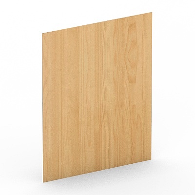 Flat door core-vertical pattern