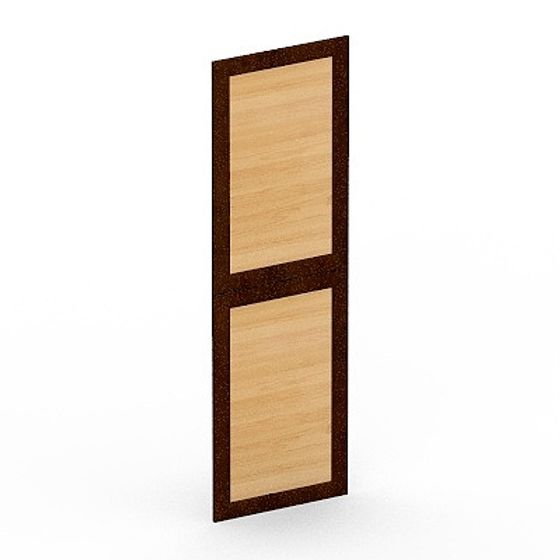 Low-Polygon Stylish Door 3D model for Modern Designs