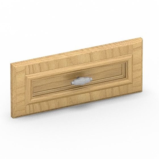 Rustic Wooden Mailbox 3D model