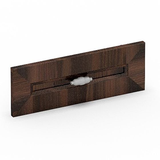 Vintage Drawer Low-Poly 3D model