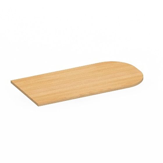 Curved Wooden Plank 3D model