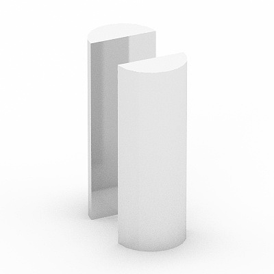 Mirror Cylinder 3D model