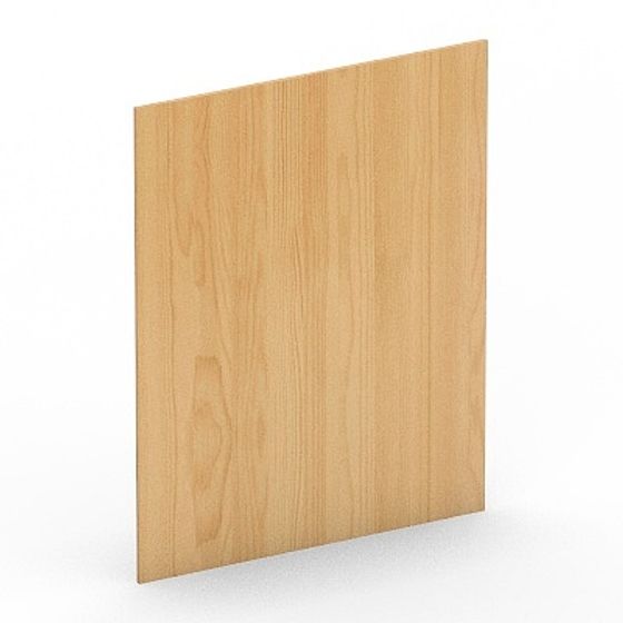 Realistic Wood Grain Panel 3D Model