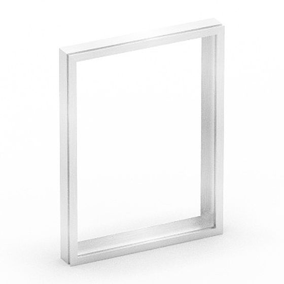Stylish Minimalist Metal Frame 3D model
