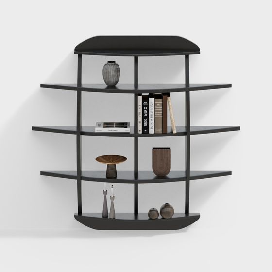 Urban Elegance Corner Shelf 3D model